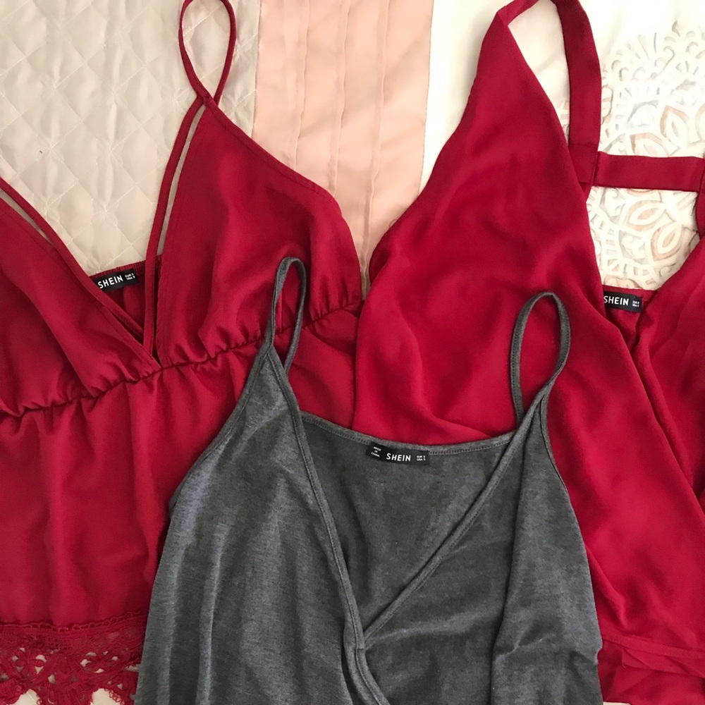 Lot of 3 Shein Women’s Tops